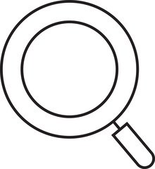 Magnifier Glass Line Icon
