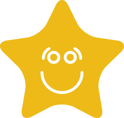 Worried Yellow Star Emoticon
