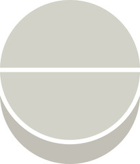 Medicine Pill Icon Illustration
