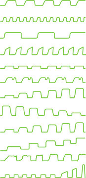 ETCO2 Capnography Wave Set