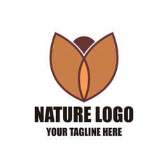 Simple nature logo design