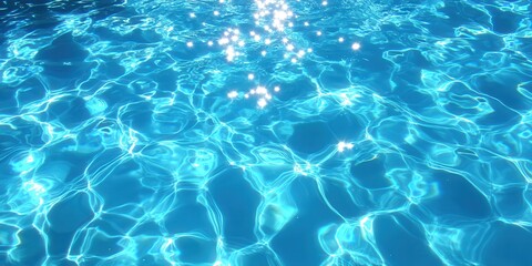 Obraz premium Blue Water in a Pool