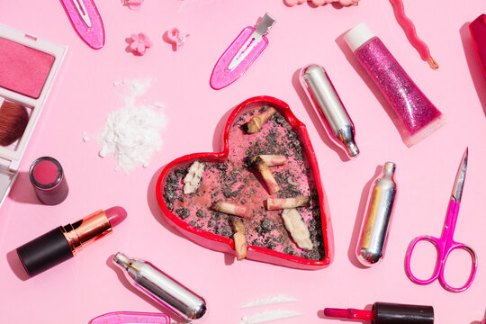 Drugs on pink