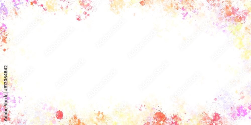 Fototapete abstract illustration featuring a brush pattern in soft colors with a spacious white center, suitable for background designs and creative projects.