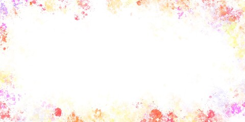 abstract illustration featuring a brush pattern in soft colors with a spacious white center, suitable for background designs and creative projects.