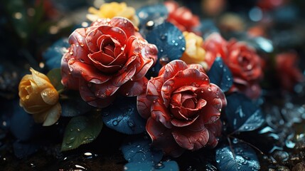 an artistic floral concept 