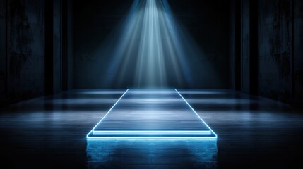 A beauty pageant stage with elegant decor and runway