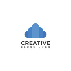 Creative Cloud vector logo design