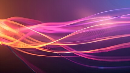 Naklejka premium Gradient light beams creating an abstract flow