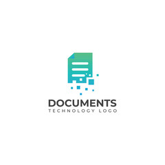 Creative Documents technology logo design 