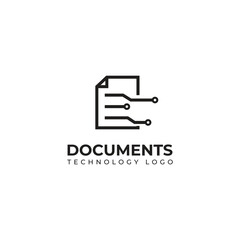 Creative Documents technology logo design 