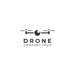 Creative Drone vector logo design 