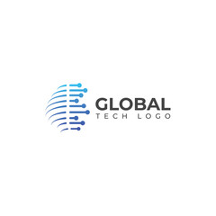 Creative Global tech logo design