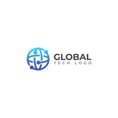 Creative Global tech logo design