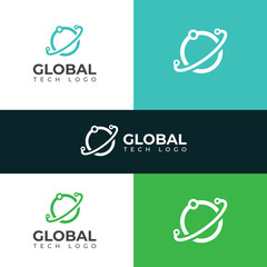 Creative Global tech logo design