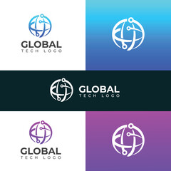 Creative Global tech logo design