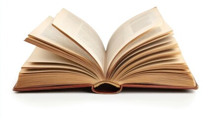 Obraz premium open book isolated on white