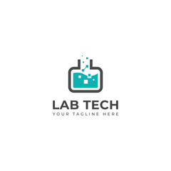 Obraz premium Creative Lab tech logo design