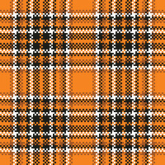Tartan Seamless Pattern. Scottish Plaid, Traditional Scottish Woven Fabric. Lumberjack Shirt Flannel Textile. Pattern Tile Swatch Included.