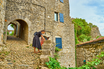 Balazuc is a beautiful commune in the Ardèche department in the Auvergne-Rhône-Alpes region in Southern France.