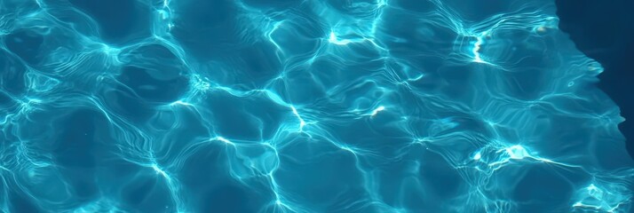 Abstract Blue Water Ripples