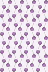 Lollipop seamless abstract hand-drawn patterns background
