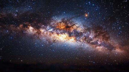 Milky Way Galaxy at Night