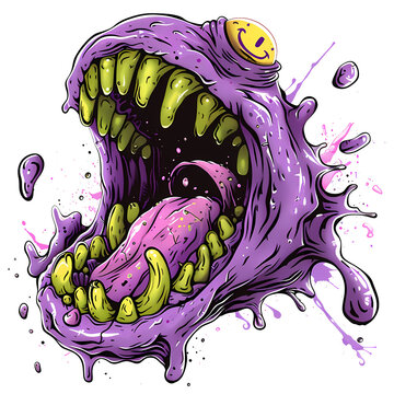 zombie slime monster illustration