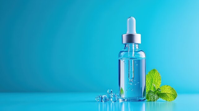Beta hydroxy acid serum clear bottle