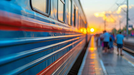 Platform Walkway, A Tranquil Path Along the Train Tracks