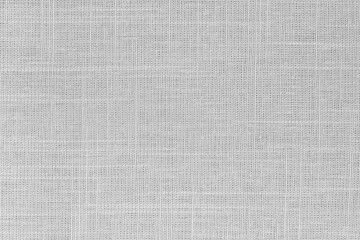 Fototapeta premium White grey linen fabric cloth texture for background, natural textile pattern.