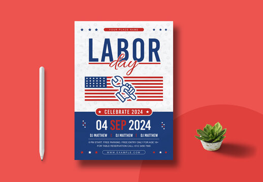 Labor Day Poster Template