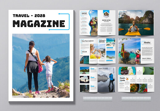 Minimal And Modern Magazine Layout