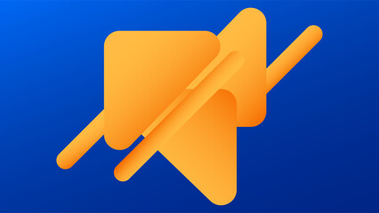 ABSTRACT GRADIENT BUE ORANGE BACKGROUND WITH SHAPES COLOR DESIGN VECTOR TEMPLATE GOOD FOR MODERN WEBSITE, WALLPAPER, COVER DESIGN, LANDING PAGE