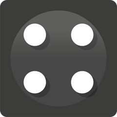 Dice Game Vector icon	
