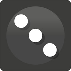 Dice Game Vector icon	
