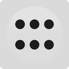 Dice Game Vector icon	
