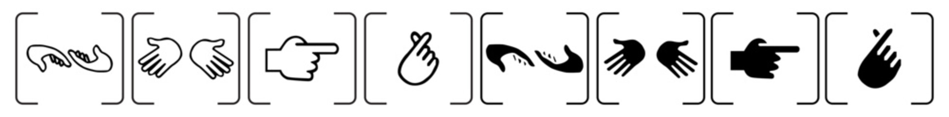 Hands icon set.eps