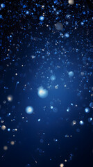 Fototapeta premium Digital technology blue silver wave curve abstract poster background