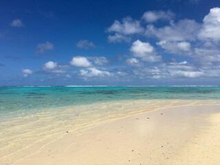 beach with sky, Cook Islands