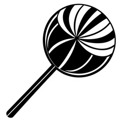 black and white Candy isolated on white, Halloween Candy vector illustration, halloween vector art, Candy silhouette, Candy vector icon, eps