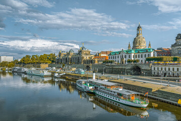 Historic city center of Dresden, Germany.