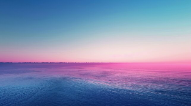A gradient background transitioning smoothly from a deep navy blue at the top to a soft pastel pink at the bottom, creating a calming and aesthetically pleasing visual effect