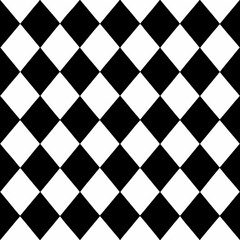 seamless pattern of modern monochrome checkerboard tiles