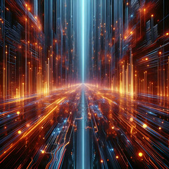 abstract background with lights