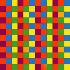 seamless pattern of textured fabric checkerboard prints