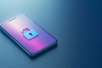 Security and Data Protection Against Cyber Attacks - Digital Background