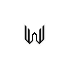W Vector Logo Design V8