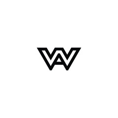 W Vector Logo Design V9