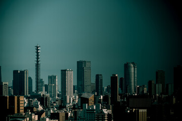 Fototapeta premium 東京の高層ビル群のイメージ